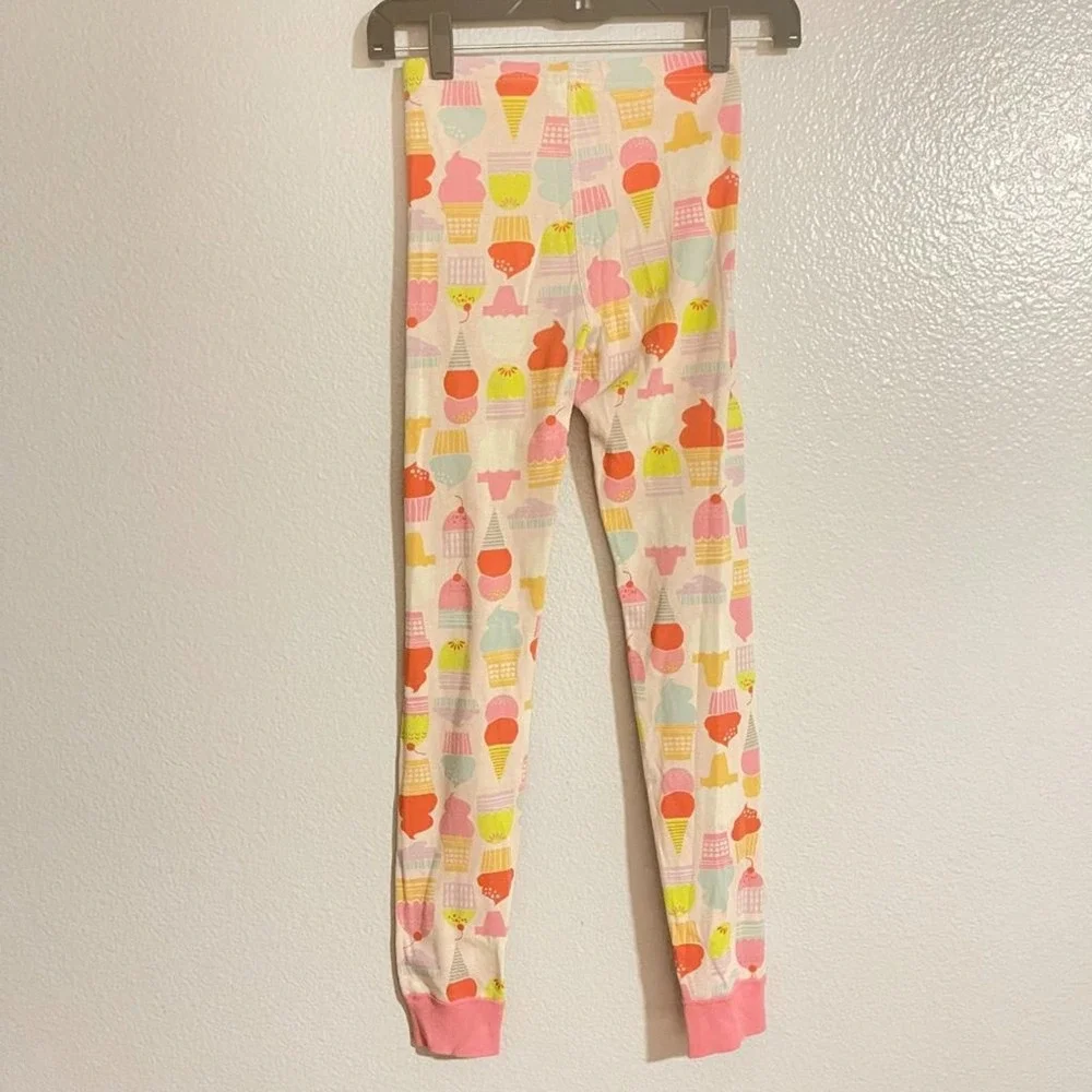 Hanna Andersson Kids Girls Pink/Multicolor Cupcake Kimono Pajama Set Size 10 - Picture 8 of 14